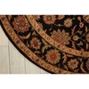 image:imageNourison Home Living Treasures Persian Aqua 510 x ROUND AreaRug EasyCleaning Non Shedding Bed Room Living Room Dining Room Kitchen 6 RoundBlack