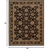 image:imageNourison Home Living Treasures Persian Aqua 510 x ROUND AreaRug EasyCleaning Non Shedding Bed Room Living Room Dining Room Kitchen 6 RoundBlack