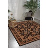 image:imageNourison Home Living Treasures Persian Aqua 510 x ROUND AreaRug EasyCleaning Non Shedding Bed Room Living Room Dining Room Kitchen 6 RoundBlack