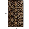 image:imageNourison Home Living Treasures Persian Aqua 510 x ROUND AreaRug EasyCleaning Non Shedding Bed Room Living Room Dining Room Kitchen 6 RoundBlack