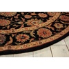 image:imageNourison Home Living Treasures Persian Aqua 510 x ROUND AreaRug EasyCleaning Non Shedding Bed Room Living Room Dining Room Kitchen 6 RoundBlack
