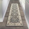 image:imageNourison Home Living Treasures Persian GreyIvory 710 x ROUND Area Rug Easy Cleaning Non Shedding Bed Room Living Room Dining Room Kitchen 8 RoundGreyIvory