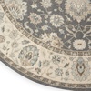 image:imageNourison Home Living Treasures Persian GreyIvory 710 x ROUND Area Rug Easy Cleaning Non Shedding Bed Room Living Room Dining Room Kitchen 8 RoundGreyIvory