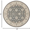 image:imageNourison Home Living Treasures Persian GreyIvory 710 x ROUND Area Rug Easy Cleaning Non Shedding Bed Room Living Room Dining Room Kitchen 8 RoundGreyIvory