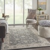 image:imageNourison Home Living Treasures Persian GreyIvory 710 x ROUND Area Rug Easy Cleaning Non Shedding Bed Room Living Room Dining Room Kitchen 8 RoundGreyIvory