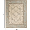 image:imageNourison Home Living Treasures Persian GreyIvory 710 x ROUND Area Rug Easy Cleaning Non Shedding Bed Room Living Room Dining Room Kitchen 8 RoundGreyIvory