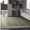 image:imageNourison Home Living Treasures Persian GreyIvory 710 x ROUND Area Rug Easy Cleaning Non Shedding Bed Room Living Room Dining Room Kitchen 8 RoundGreyIvory
