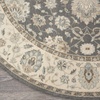 image:imageNourison Home Living Treasures Persian GreyIvory 710 x ROUND Area Rug Easy Cleaning Non Shedding Bed Room Living Room Dining Room Kitchen 8 RoundGreyIvory