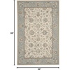 image:imageNourison Home Living Treasures Persian GreyIvory 710 x ROUND Area Rug Easy Cleaning Non Shedding Bed Room Living Room Dining Room Kitchen 8 RoundIvoryAqua