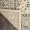 image:imageNourison Home Living Treasures Persian GreyIvory 710 x ROUND Area Rug Easy Cleaning Non Shedding Bed Room Living Room Dining Room Kitchen 8 RoundIvoryAqua