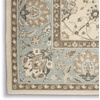 image:imageNourison Home Living Treasures Persian GreyIvory 710 x ROUND Area Rug Easy Cleaning Non Shedding Bed Room Living Room Dining Room Kitchen 8 RoundIvoryAqua