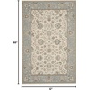 image:imageNourison Home Living Treasures Persian GreyIvory 710 x ROUND Area Rug Easy Cleaning Non Shedding Bed Room Living Room Dining Room Kitchen 8 RoundIvoryAqua