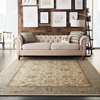 image:imageNourison Home Living Treasures Persian GreyIvory 710 x ROUND Area Rug Easy Cleaning Non Shedding Bed Room Living Room Dining Room Kitchen 8 RoundIvoryAqua
