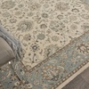 image:imageNourison Home Living Treasures Persian GreyIvory 710 x ROUND Area Rug Easy Cleaning Non Shedding Bed Room Living Room Dining Room Kitchen 8 RoundIvoryAqua