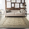 image:imageNourison Home Living Treasures Persian GreyIvory 710 x ROUND Area Rug Easy Cleaning Non Shedding Bed Room Living Room Dining Room Kitchen 8 RoundIvoryAqua
