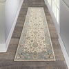 image:imageNourison Home Living Treasures Persian GreyIvory 710 x ROUND Area Rug Easy Cleaning Non Shedding Bed Room Living Room Dining Room Kitchen 8 RoundIvoryAqua