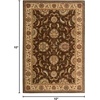image:imageNourison Home Living Treasures Persian IvoryRed 26 x 8 Area Rug Easy Cleaning Non Shedding Bed Room Living Room Dining Room Kitchen 3x8Brown