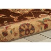 image:imageNourison Home Living Treasures Persian IvoryRed 26 x 8 Area Rug Easy Cleaning Non Shedding Bed Room Living Room Dining Room Kitchen 3x8Brown