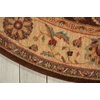 image:imageNourison Home Living Treasures Persian IvoryRed 26 x 8 Area Rug Easy Cleaning Non Shedding Bed Room Living Room Dining Room Kitchen 3x8Brown