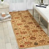 image:imageNourison Home Living Treasures Persian IvoryRed 26 x 8 Area Rug Easy Cleaning Non Shedding Bed Room Living Room Dining Room Kitchen 3x8Ivory
