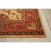 image:imageNourison Home Living Treasures Persian IvoryRed 26 x 8 Area Rug Easy Cleaning Non Shedding Bed Room Living Room Dining Room Kitchen 3x8IvoryRed