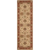 image:imageNourison Home Living Treasures Persian IvoryRed 26 x 8 Area Rug Easy Cleaning Non Shedding Bed Room Living Room Dining Room Kitchen 3x8IvoryRed