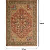 image:imageNourison Home Living Treasures Rust 36 x 56 Area Rug  Easy Clean Non Shedding Bed Room Living Room Dining Room Kitchen 4 x 6Rust