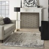 image:imageNourison Home Ludlow Cream Grey 710 x 910 Area Rug  Easy Clean Non Shedding Bed Room Living Room Dining Room Kitchen 8 x 1053 X 73
