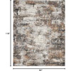 image:imageNourison Home Ludlow Grey Multicolor 9 x 12 Area Rug  Easy Clean Non Shedding Bed Room Living Room Dining Room Kitchen 9 x 12710 X 910