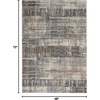 image:imageNourison Home Ludlow Multicolor 53 x 73 Area Rug  Easy Clean Non Shedding Bed Room Living Room Dining Room Kitchen 5 x 74 X 6