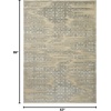 image:imageNourison Home Luminance Vintage Bone 53 x 75 Area Rug Easy Cleaning Non Shedding Bed Room Living Room Dining Room Kitchen 5x7