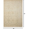 image:imageNourison Home Luminance Vintage CreamMint 53 x 75 Area Rug Easy Cleaning Non Shedding Bed Room Living Room Dining Room Kitchen 5x7Cream Mint