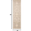 image:imageNourison Home Luminance Vintage CreamMint 53 x 75 Area Rug Easy Cleaning Non Shedding Bed Room Living Room Dining Room Kitchen 5x7Ironstone