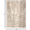 image:imageNourison Home Luxurious Shag Ivory Beige 53 x 73 Area Rug  Easy Clean Non Shedding Bed Room Living Room Dining Room Kitchen 5 x 7Ivory Beige