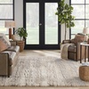 image:imageNourison Home Luxurious Shag Ivory Beige 53 x 73 Area Rug  Easy Clean Non Shedding Bed Room Living Room Dining Room Kitchen 5 x 7Ivory Beige