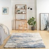 image:imageNourison Home Luxurious Shag Ivory Dark Beige 53 x 73 Area Rug  Easy Clean Non Shedding Bed Room Living Room Dining Room Kitchen 5 x 7Light Blue Grey