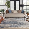 image:imageNourison Home Luxurious Shag Ivory Dark Beige 53 x 73 Area Rug  Easy Clean Non Shedding Bed Room Living Room Dining Room Kitchen 5 x 7Light Blue Grey