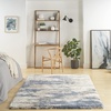 image:imageNourison Home Luxurious Shag Ivory Dark Beige 53 x 73 Area Rug  Easy Clean Non Shedding Bed Room Living Room Dining Room Kitchen 5 x 7Light Blue Grey