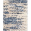 image:imageNourison Home Luxurious Shag Ivory Dark Beige 53 x 73 Area Rug  Easy Clean Non Shedding Bed Room Living Room Dining Room Kitchen 5 x 7Light Blue Grey