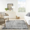 image:imageNourison Home Luxurious Shag Ivory Grey 710 x 910 Area Rug  Easy Clean Non Shedding Bed Room Living Room Dining Room Kitchen 8 x 10Grey