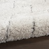 image:imageNourison Home Luxurious Shag Ivory Grey 710 x 910 Area Rug  Easy Clean Non Shedding Bed Room Living Room Dining Room Kitchen 8 x 10IvoryGrey