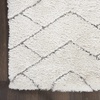 image:imageNourison Home Luxurious Shag Ivory Grey 710 x 910 Area Rug  Easy Clean Non Shedding Bed Room Living Room Dining Room Kitchen 8 x 10IvoryGrey