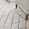 image:imageNourison Home Luxurious Shag Ivory Grey 710 x 910 Area Rug  Easy Clean Non Shedding Bed Room Living Room Dining Room Kitchen 8 x 10IvoryGrey