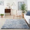 image:imageNourison Home Luxurious Shag Light Blue 9 x 12 Area Rug  Easy Clean Non Shedding Bed Room Living Room Dining Room Kitchen 9 x 12Light Blue