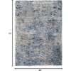 image:imageNourison Home Luxurious Shag Light Blue 9 x 12 Area Rug  Easy Clean Non Shedding Bed Room Living Room Dining Room Kitchen 9 x 12Light Blue