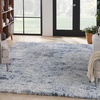 image:imageNourison Home Luxurious Shag Light Blue 9 x 12 Area Rug  Easy Clean Non Shedding Bed Room Living Room Dining Room Kitchen 9 x 12Light Blue
