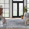 image:imageNourison Home Luxurious Shag Light Blue 9 x 12 Area Rug  Easy Clean Non Shedding Bed Room Living Room Dining Room Kitchen 9 x 12Light Blue