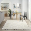 image:imageNourison Home Luxurious Shag Modern amp Contemporary Ivory 4 x 6 Area Rug Easy Clean Non Shedding Bed Room Living Room Dining Room Kitchen 4x6Ivory