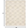 image:imageNourison Home Luxurious Shag Modern amp Contemporary Ivory 4 x 6 Area Rug Easy Clean Non Shedding Bed Room Living Room Dining Room Kitchen 4x6Ivory