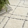 image:imageNourison Home Luxurious Shag Modern amp Contemporary Ivory 4 x 6 Area Rug Easy Clean Non Shedding Bed Room Living Room Dining Room Kitchen 4x6Ivory